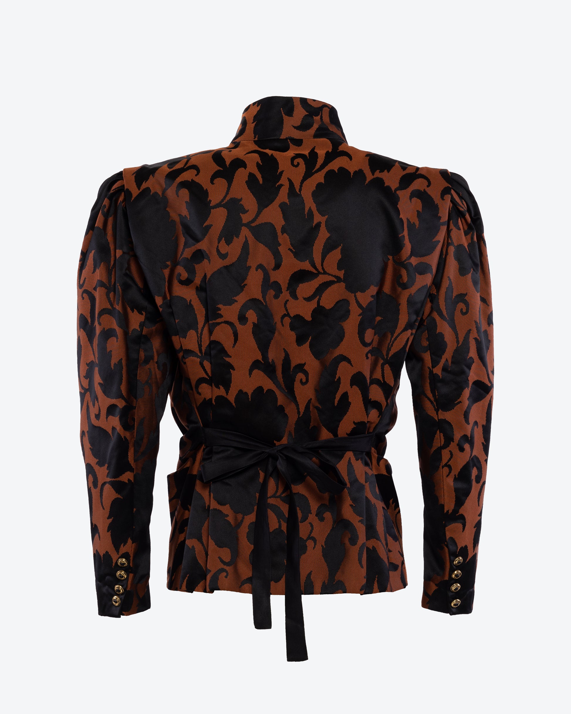 Lucas Martin Vintage Emanuel Ungaro Haute Couture F/W 1985-86 Gregorian Pattern Jacket Back