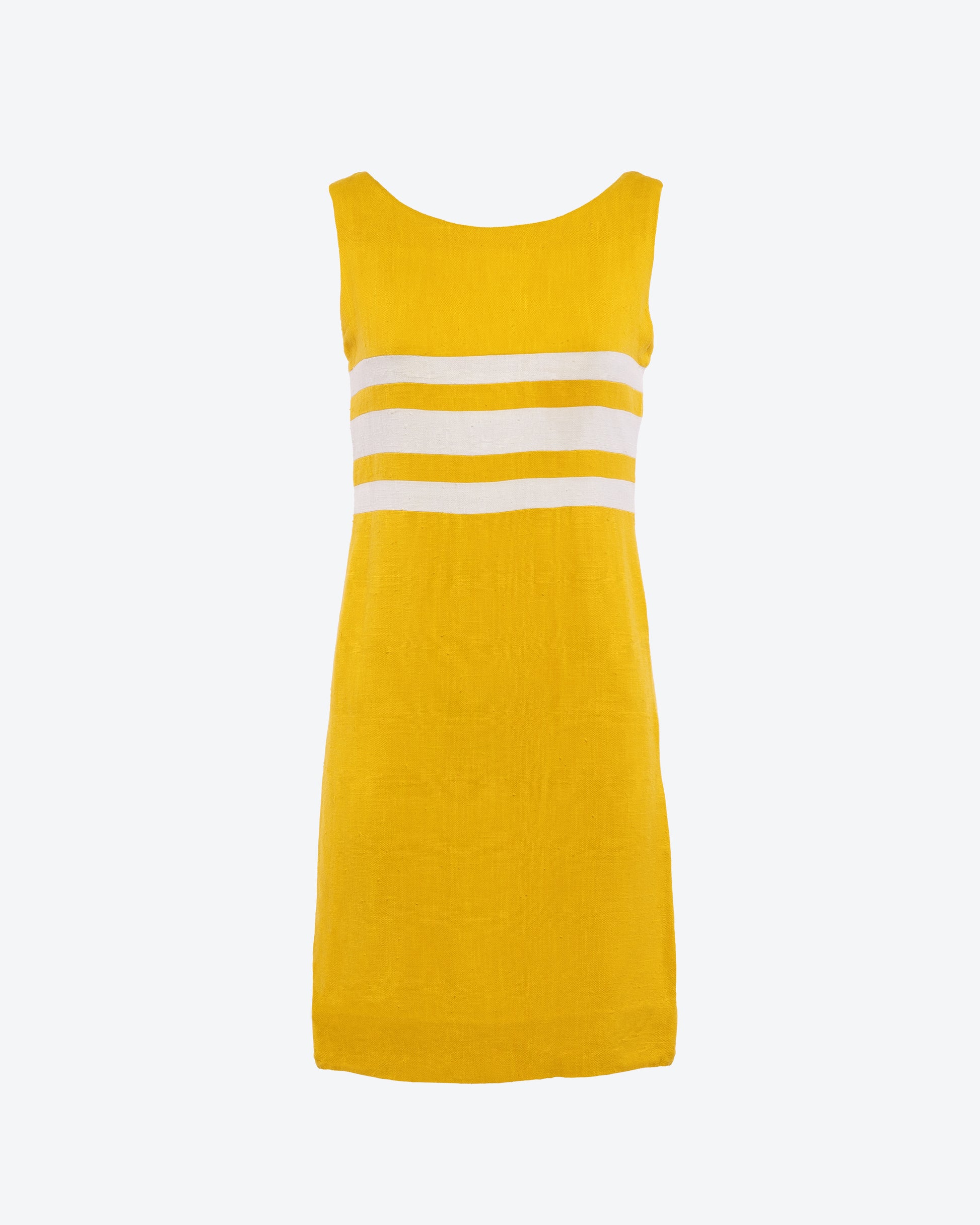 Lucas Martin Vintage Jacques Heim Haute Couture Striped Summer Ensemble circa. 1958-67 Front