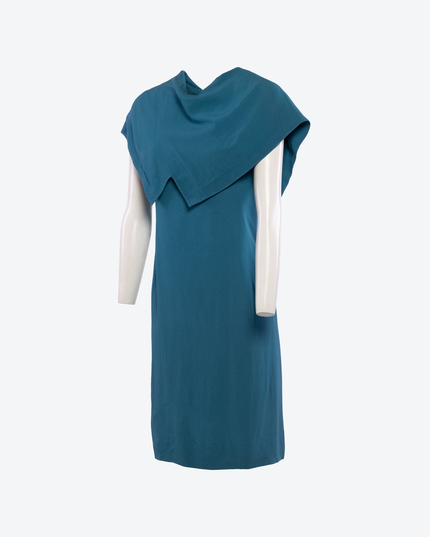 Lucas Martin Vintage Pierre Cardin Haute Couture 1963 Cowl Neckline Dress Side