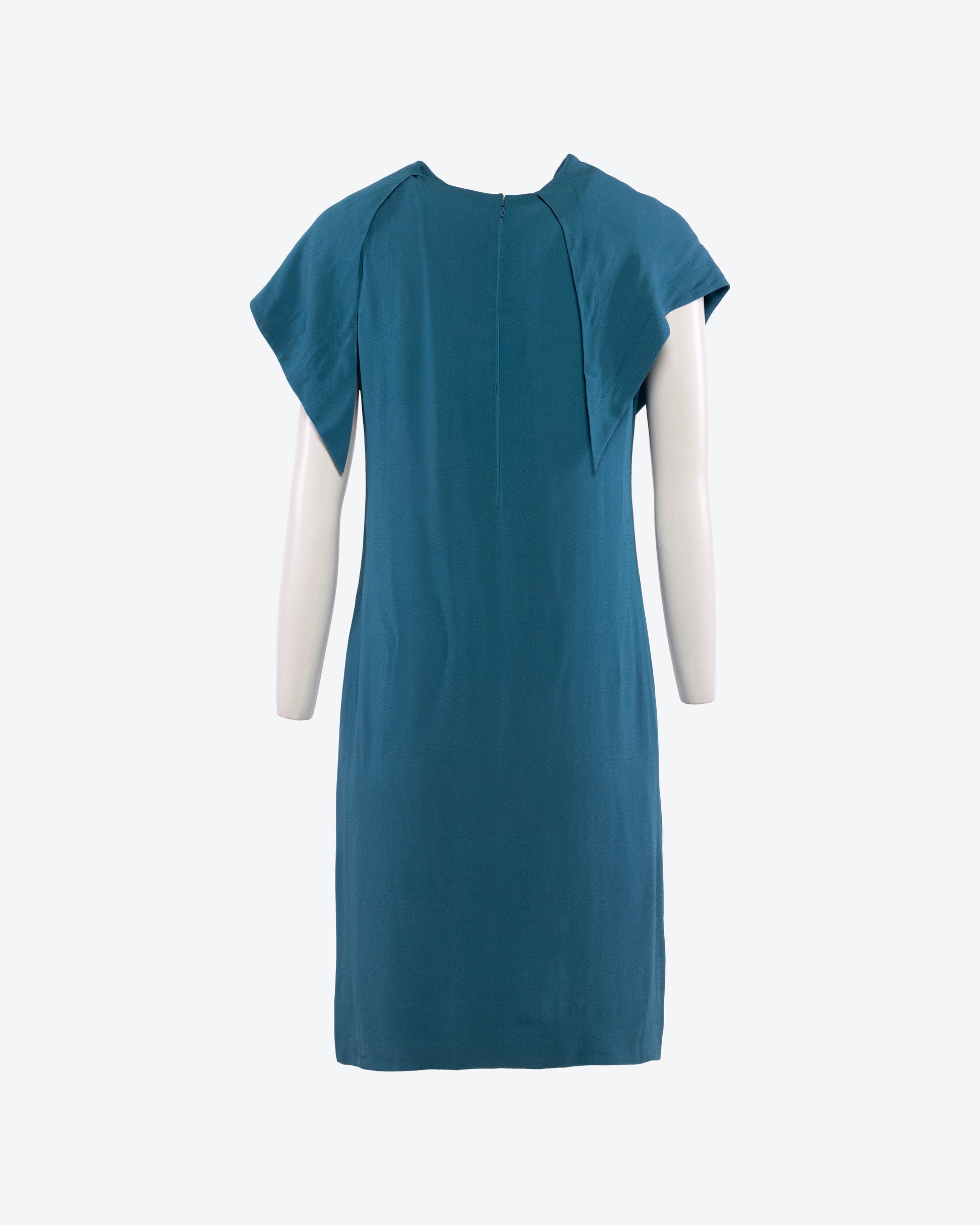 Lucas Martin Vintage Pierre Cardin Haute Couture 1963 Cowl Neckline Dress Back