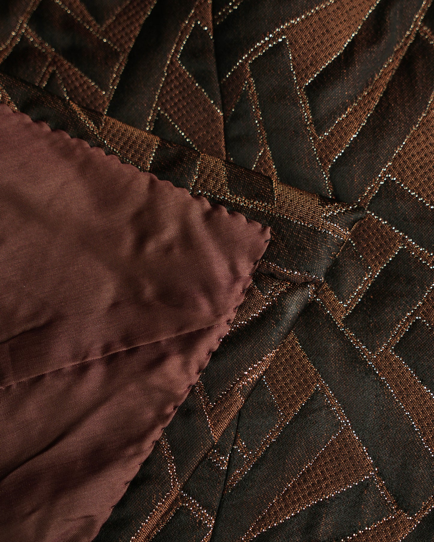 Lucas Martin Vintage Tan Giudicelli F/W 1979 Brocatelle detail