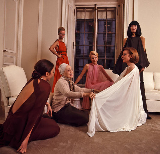 Harry Benson Madame Grès with Models, Paris, 1973