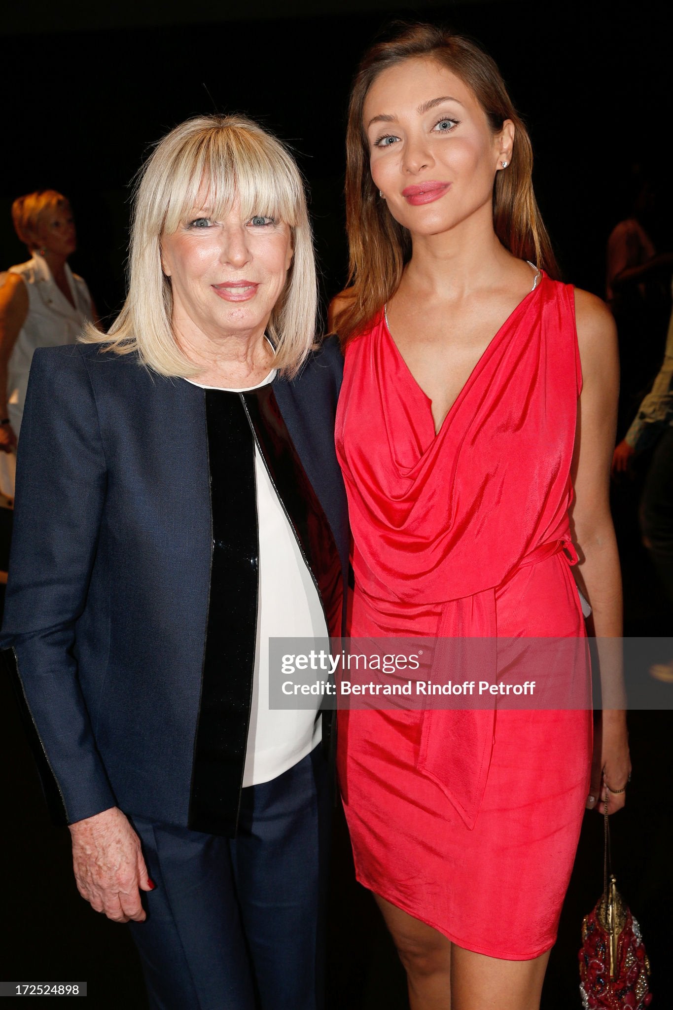 PARIS, FRANCE - JULY 02: (L-R) Mother of Stephane Rolland, Genevieve Darmon and Actress Isabella Orsini attend the Stephane Rolland show as part of Paris Fashion Week Haute-Couture Fall/Winter 2013-2014 at Tennis Club de Paris on July 2, 2013 in Paris, France. (Photo by Bertrand Rindoff Petroff/Getty Images)