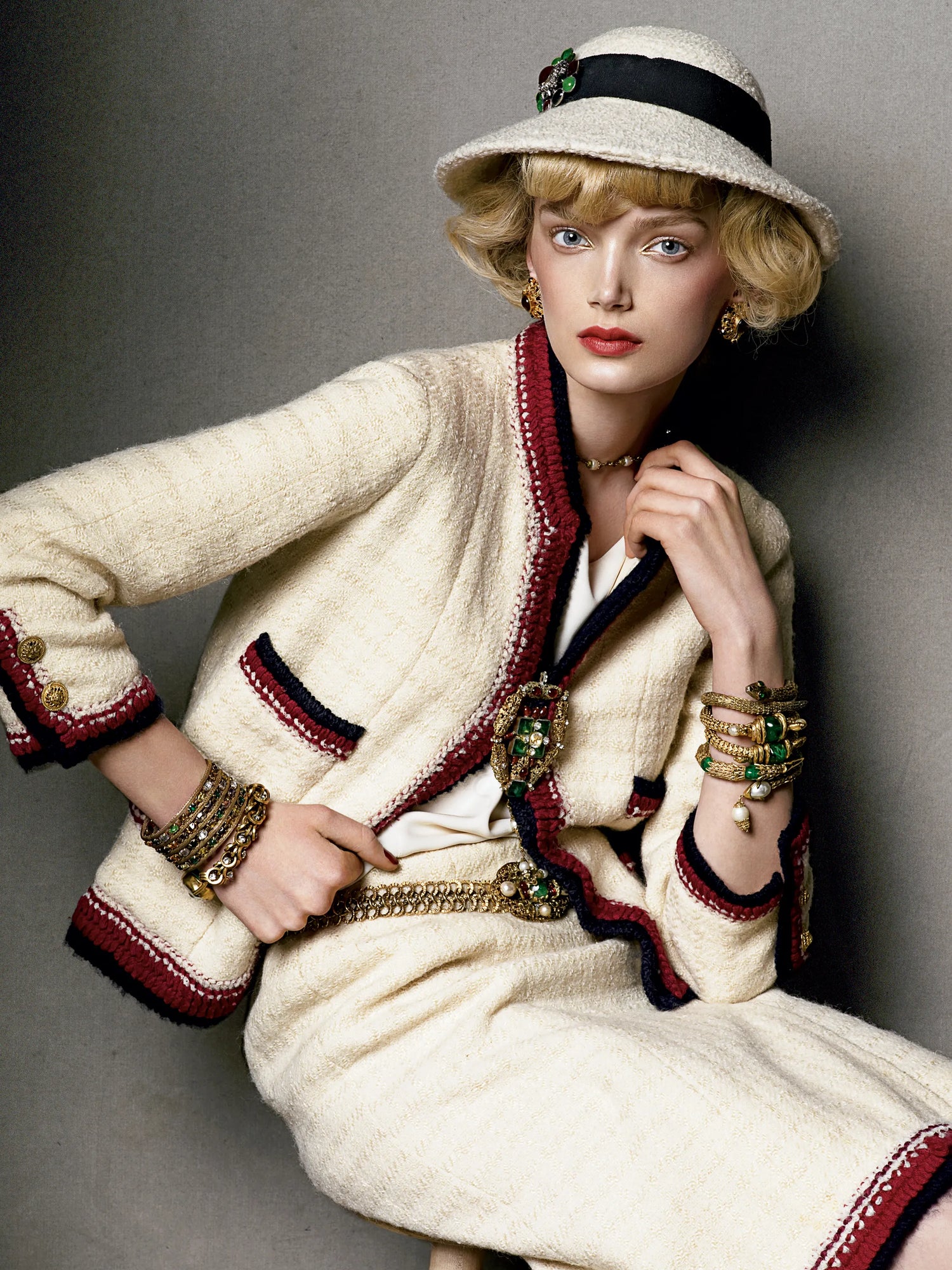 Robert Goossens for Chanel, Steven Meisel, Vogue, May 2005