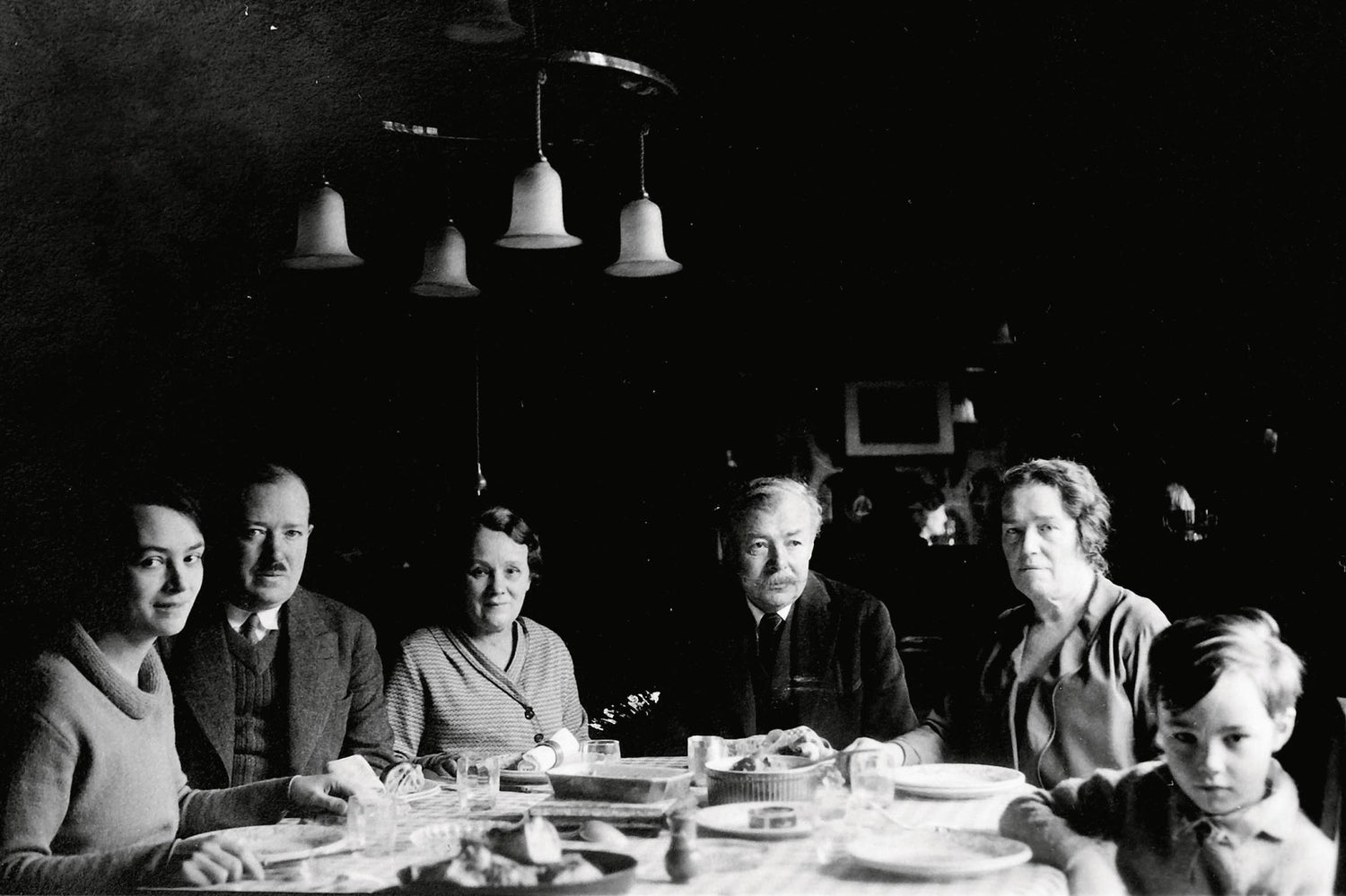 Albert and Marie-Louise Lesage, who bought the atelier in the 1920s, with their family